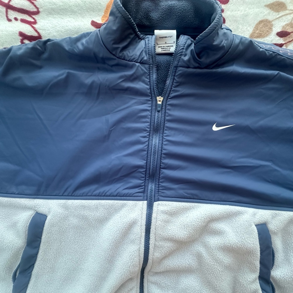 Nike Navy and Light Gray Jacket